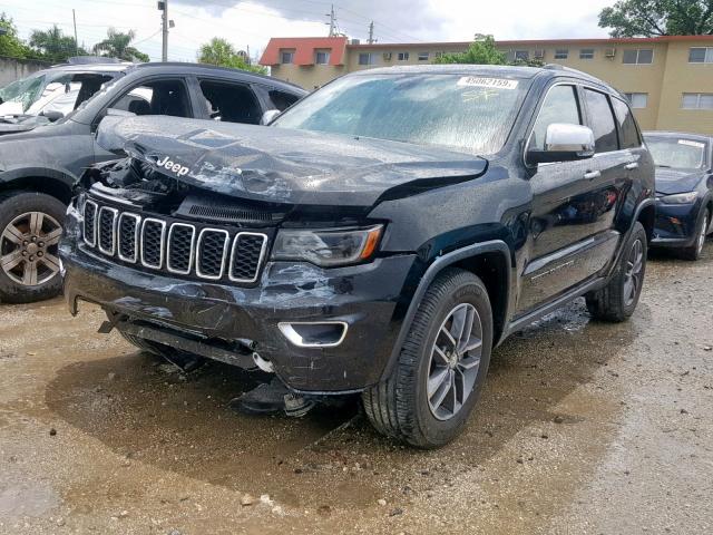 1C4RJEBG7HC898005 - 2017 JEEP GRAND CHER BLACK photo 2