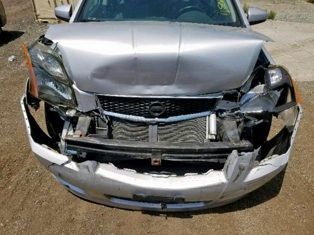 3N1AB6AP3CL613592 - 2012 NISSAN SENTRA 2.0 SILVER photo 7