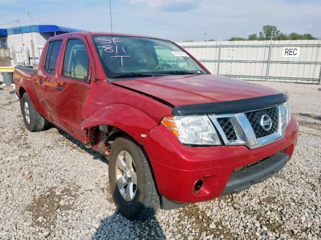 1N6AD0FR7CC430204 - 2012 NISSAN FRONTIER S RED photo 1