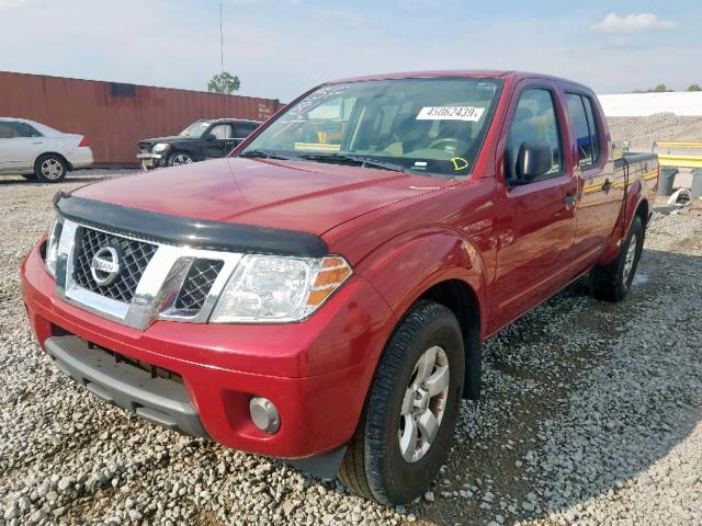 1N6AD0FR7CC430204 - 2012 NISSAN FRONTIER S RED photo 2