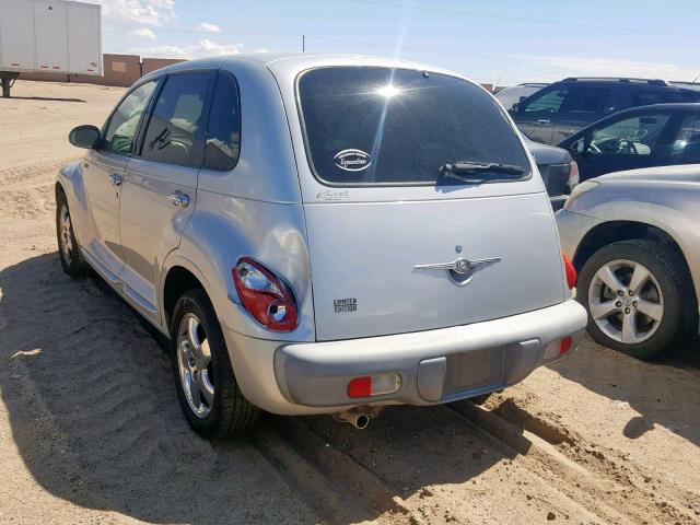 3C8FY4BB51T695006 - 2001 CHRYSLER PT CRUISER SILVER photo 3