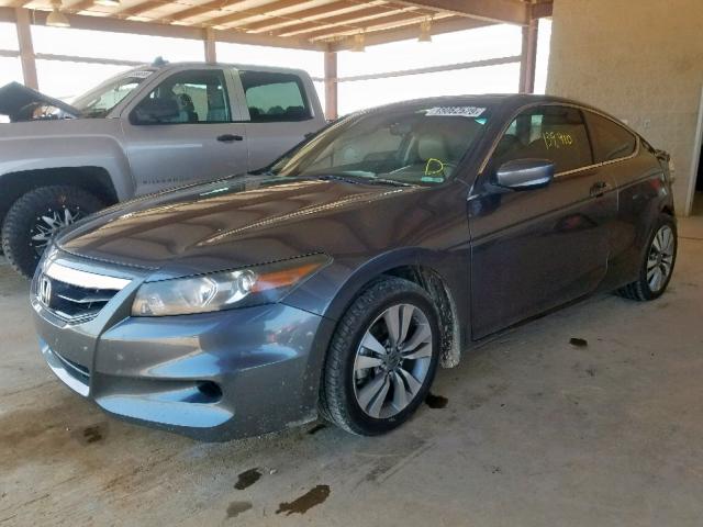 1HGCS1B86CA006496 - 2012 HONDA ACCORD EXL GRAY photo 2