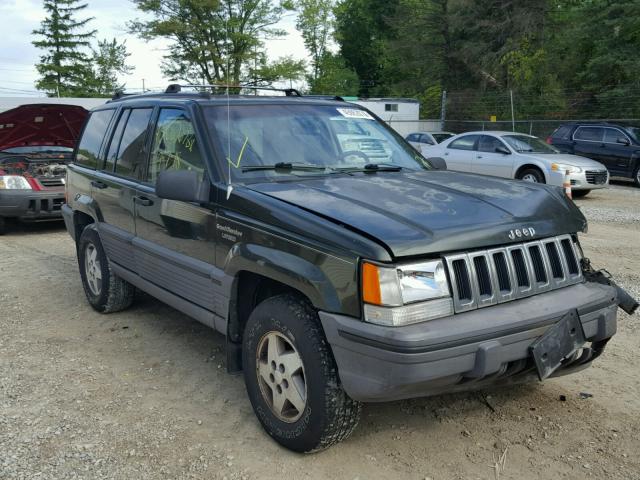 1J4GZ58S8SC597434 - 1995 JEEP GRAND CHER GREEN photo 1