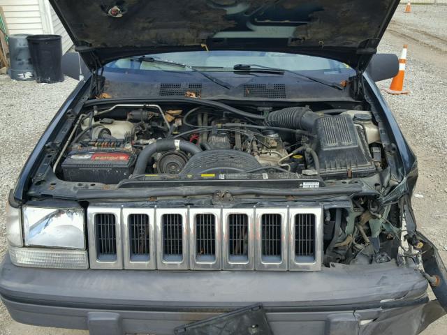 1J4GZ58S8SC597434 - 1995 JEEP GRAND CHER GREEN photo 7