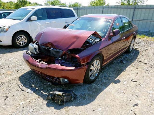 1LNHM87A64Y618382 - 2004 LINCOLN LS 栗色 照片 2