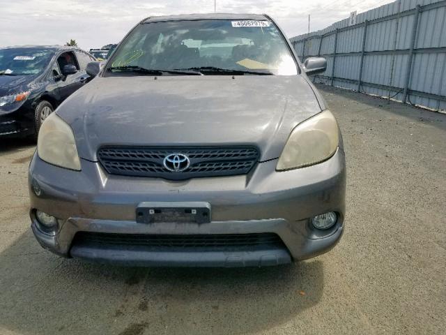 2T1KR30E66C583295 - 2006 TOYOTA COROLLA MA CHARCOAL photo 9