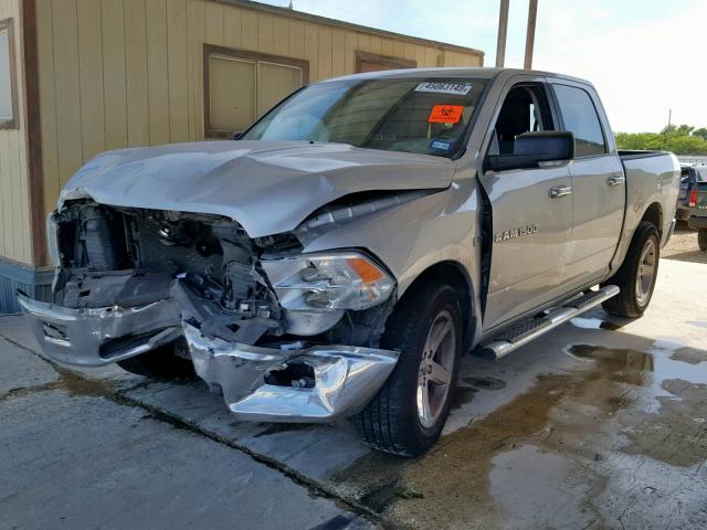 1C6RD6LT0CS200333 - 2012 DODGE RAM 1500 S SILVER photo 2