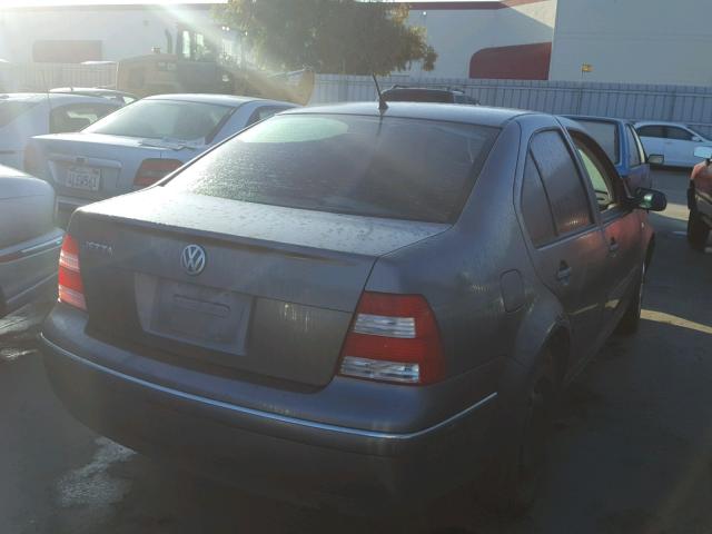 3VWSA69M74M062509 - 2004 VOLKSWAGEN JETTA GLS GRAY photo 4