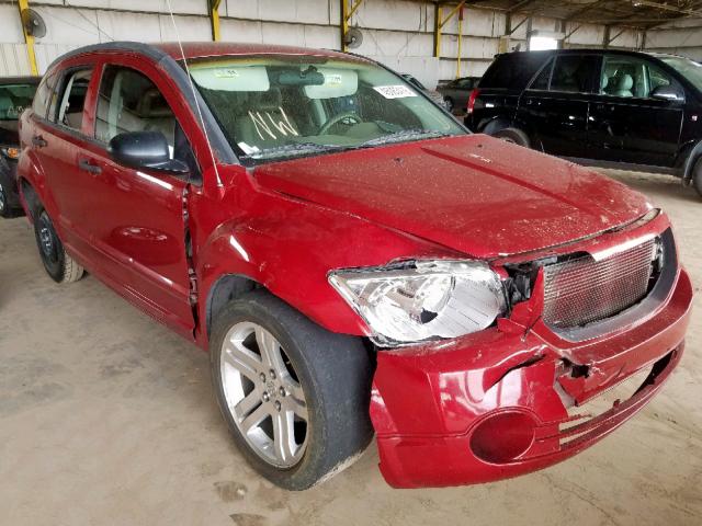 1B3HB28B57D176724 - 2007 DODGE CALIBER RED photo 1