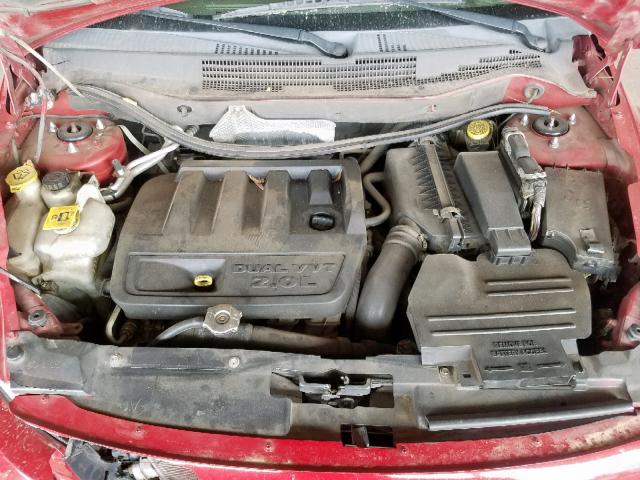 1B3HB28B57D176724 - 2007 DODGE CALIBER RED photo 7