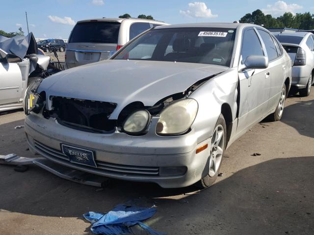 JT8BD69S220161147 - 2002 LEXUS GS 300 SILVER photo 2