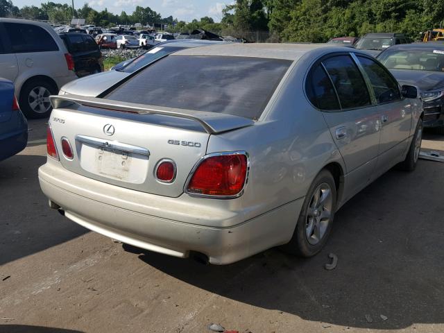 JT8BD69S220161147 - 2002 LEXUS GS 300 SILVER photo 4