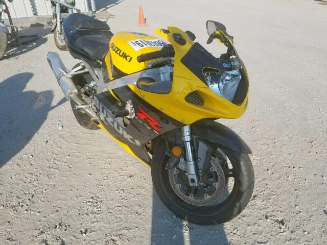 JS1GR7HAX32104542 - 2003 SUZUKI GSX-R750 YELLOW photo 1