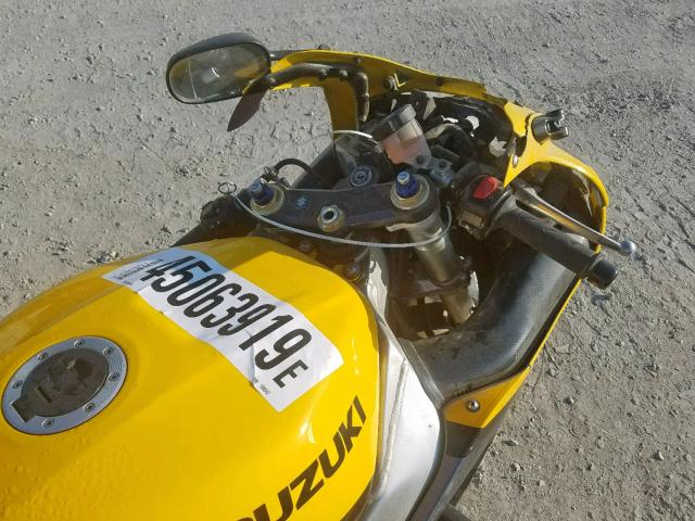 JS1GR7HAX32104542 - 2003 SUZUKI GSX-R750 YELLOW photo 5