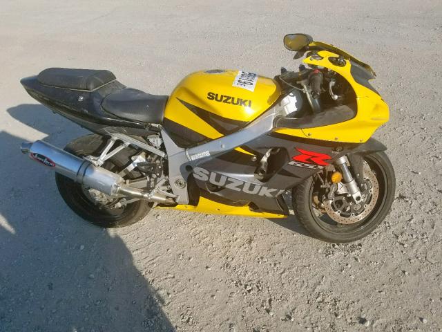 JS1GR7HAX32104542 - 2003 SUZUKI GSX-R750 YELLOW photo 9