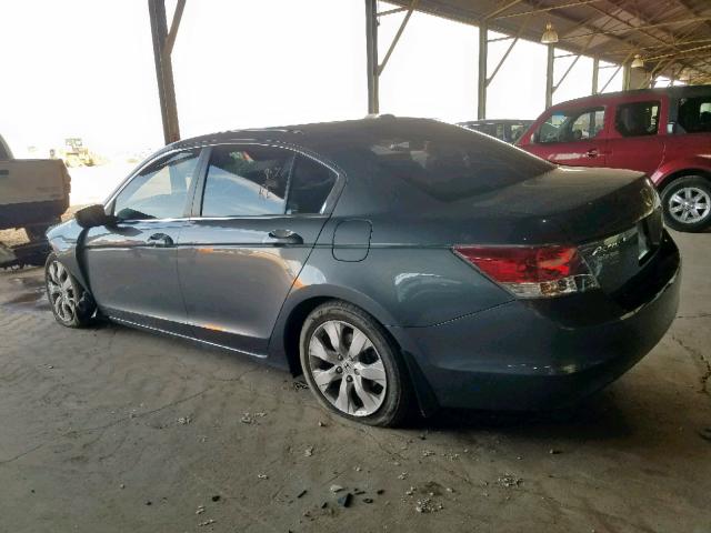 1HGCP26858A054693 - 2008 HONDA ACCORD EXL GRAY photo 3