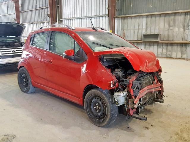 KL8CF6S9XFC708010 - 2015 CHEVROLET SPARK 2LT RED photo 1