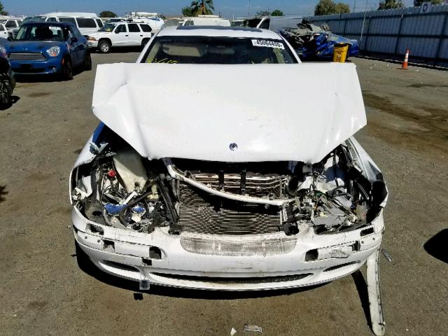 WDBNG70J1YA085423 - 2000 MERCEDES-BENZ S 430 WHITE photo 9