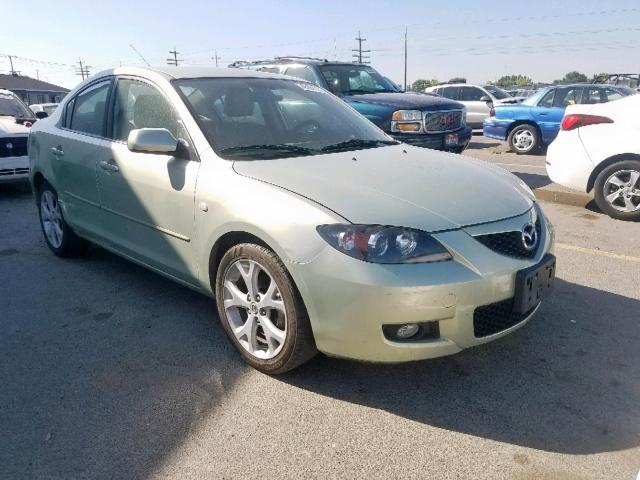 JM1BK32F881171610 - 2008 MAZDA 3 I GREEN photo 1