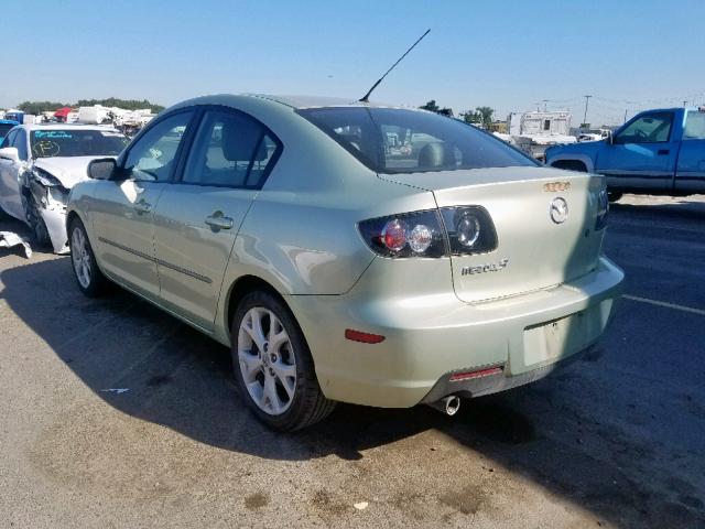 JM1BK32F881171610 - 2008 MAZDA 3 I GREEN photo 3