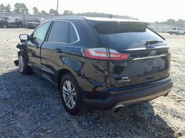 2FMPK3J98KBB19323 - 2019 FORD EDGE SEL BLACK photo 3