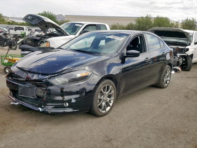 1C3CDFBB4ED823697 - 2014 DODGE DART SXT BLACK photo 2