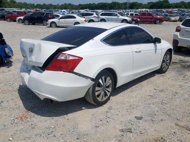 1HGCS12329A008081 - 2009 HONDA ACCORD LX WHITE photo 4