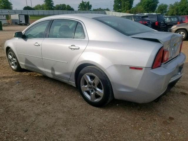 1G1ZC5EBXAF290308 - 2010 CHEVROLET MALIBU 1LT SILVER photo 3