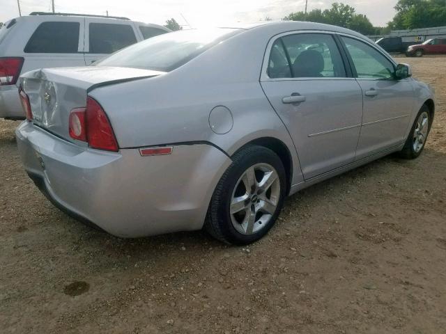 1G1ZC5EBXAF290308 - 2010 CHEVROLET MALIBU 1LT SILVER photo 4
