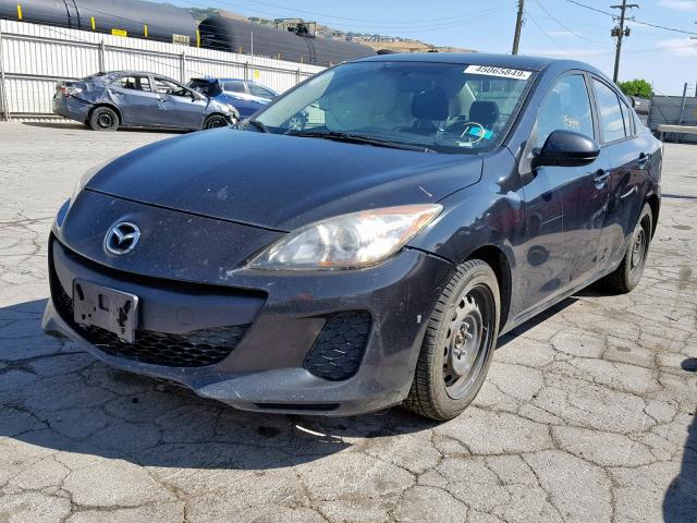 JM1BL1UG4C1505566 - 2012 MAZDA 3 I BLACK photo 2