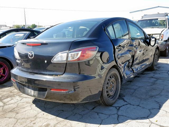 JM1BL1UG4C1505566 - 2012 MAZDA 3 I BLACK photo 4