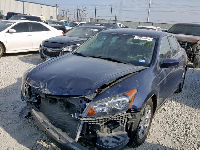 1HGCP2F40CA087302 - 2012 HONDA ACCORD LXP BLUE photo 2