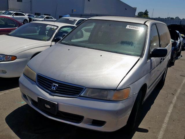 2HKRL18591H503843 - 2001 HONDA ODYSSEY LX SILVER photo 2