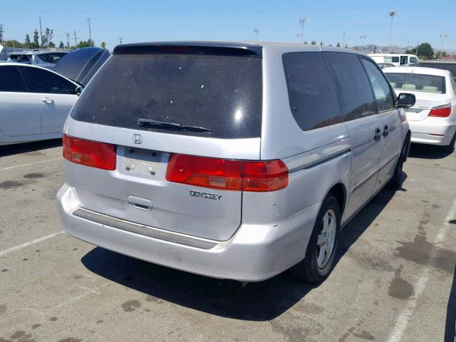 2HKRL18591H503843 - 2001 HONDA ODYSSEY LX SILVER photo 4