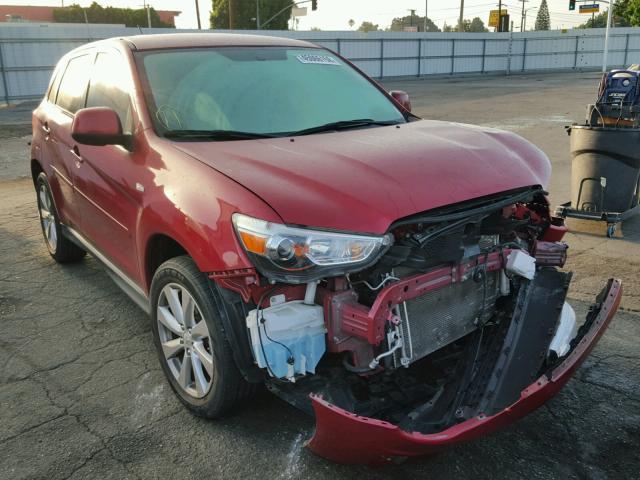 4A4AP3AU3FE053105 - 2015 MITSUBISHI OUTLANDER MAROON photo 1