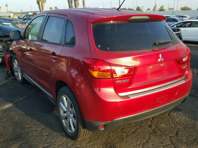 4A4AP3AU3FE053105 - 2015 MITSUBISHI OUTLANDER MAROON photo 3