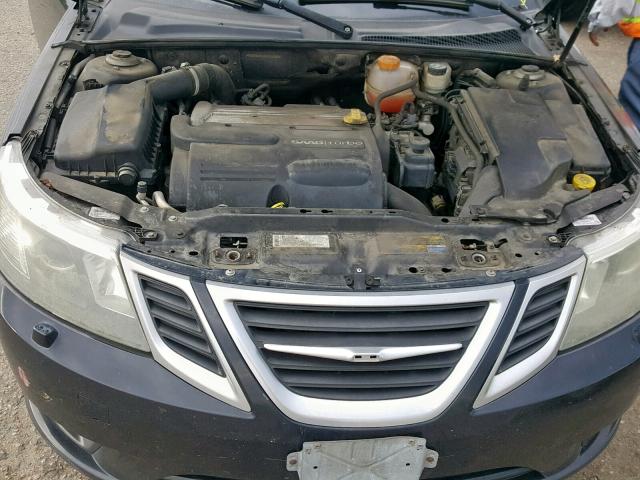 YS3FB49Y491014892 - 2009 SAAB 9-3 2.0T BLACK photo 7