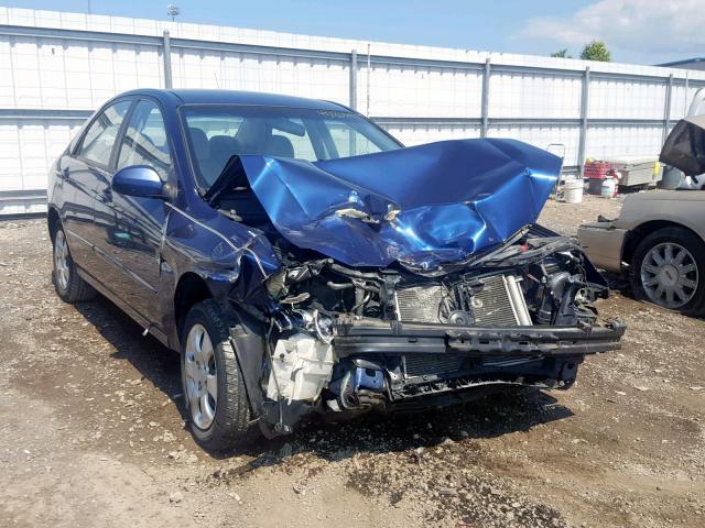 KNAFE221395626684 - 2009 KIA SPECTRA EX BLUE photo 1