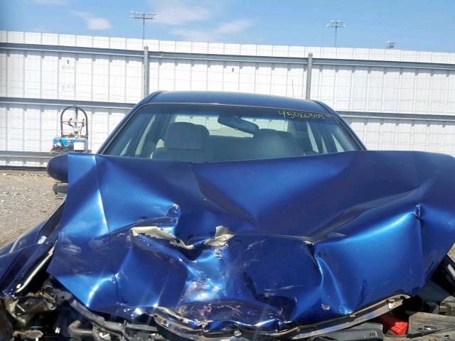 KNAFE221395626684 - 2009 KIA SPECTRA EX BLUE photo 7