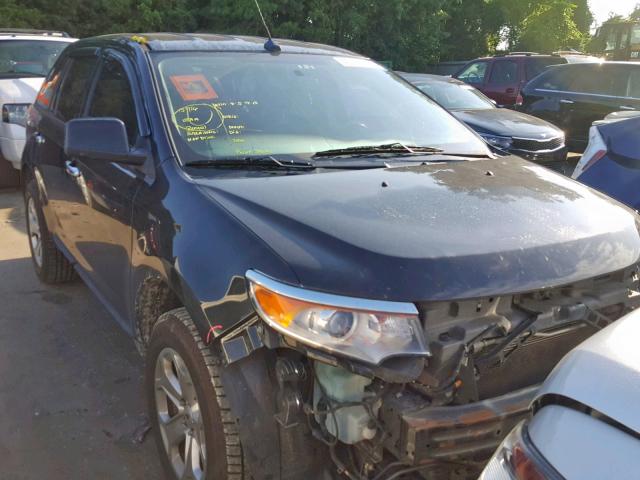 2FMDK3JC7BBA16733 - 2011 FORD EDGE SEL BLACK photo 1