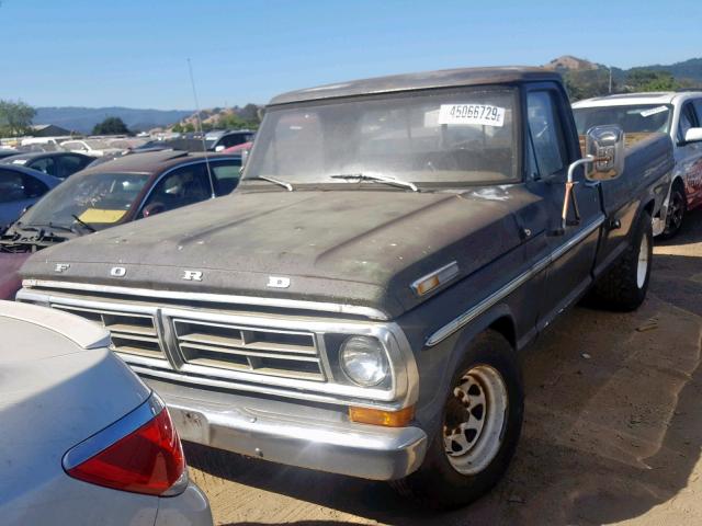 F25YRM67518 - 1972 FORD F-250 BLACK photo 2