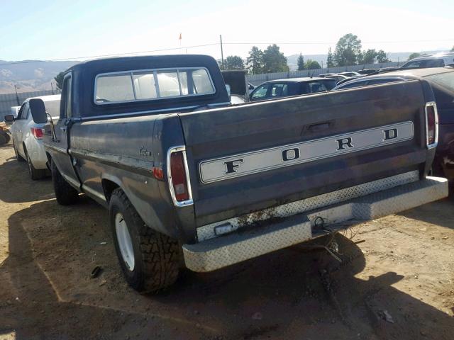 F25YRM67518 - 1972 FORD F-250 BLACK photo 3