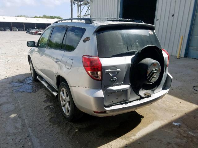 JTMZD31V885091962 - 2008 TOYOTA RAV4 LIMIT SILVER photo 3