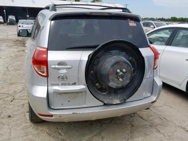 JTMZD31V885091962 - 2008 TOYOTA RAV4 LIMIT SILVER photo 9