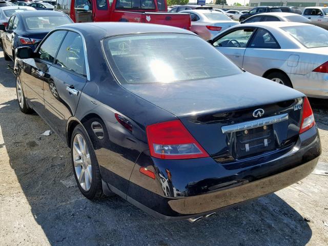 JNKAY41E93M006566 - 2003 INFINITI M45 BLACK photo 3