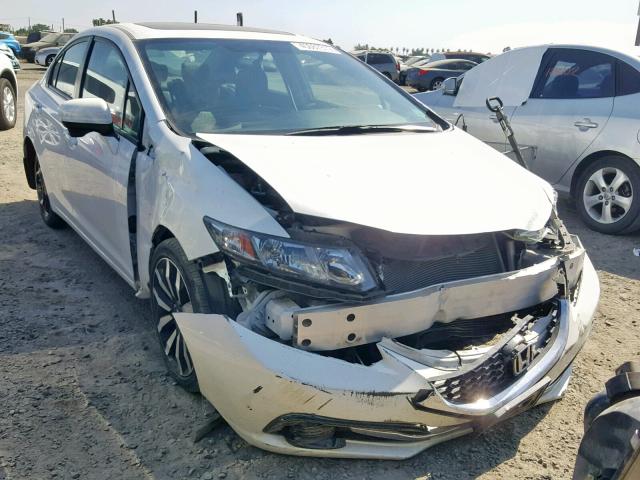 19XFB2F96FE240059 - 2015 HONDA CIVIC EXL თეთრი ფოტო 1
