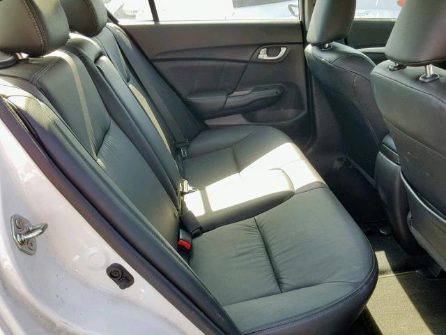 19XFB2F96FE240059 - 2015 HONDA CIVIC EXL თეთრი ფოტო 6