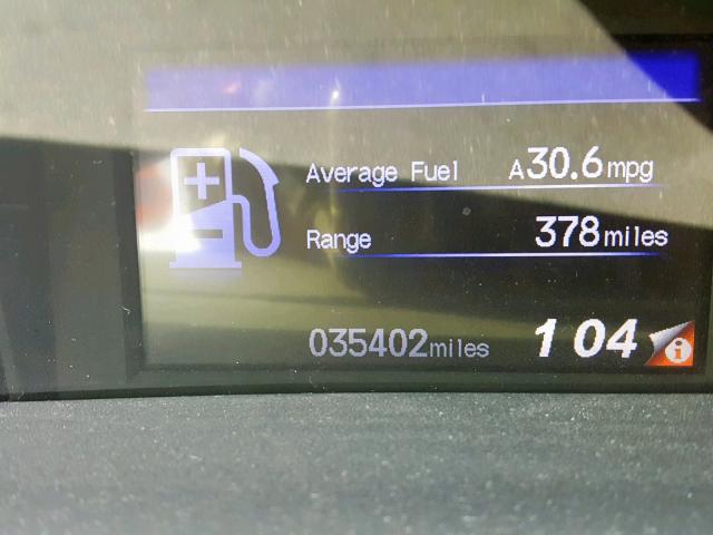 19XFB2F96FE240059 - 2015 HONDA CIVIC EXL თეთრი ფოტო 8