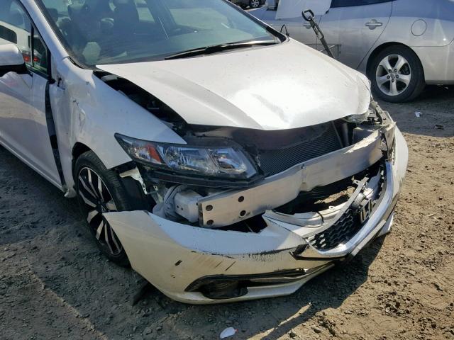 19XFB2F96FE240059 - 2015 HONDA CIVIC EXL თეთრი ფოტო 9