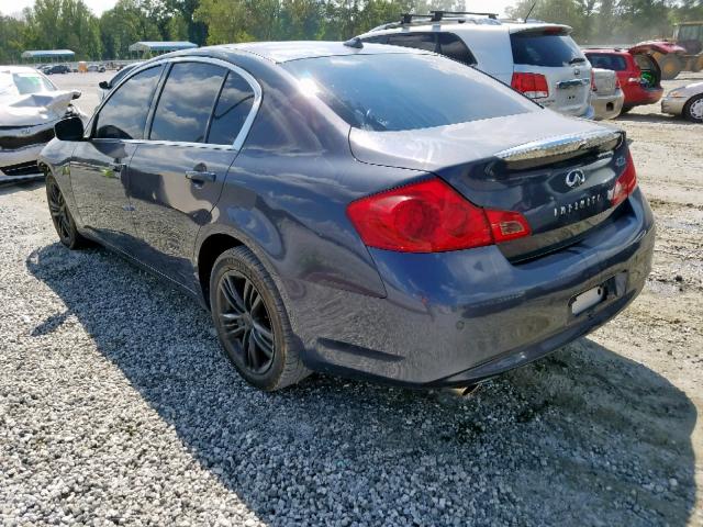 JN1CV6AR6CM970675 - 2012 INFINITI G37 GRAY photo 3